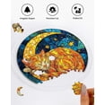 thumbnail image 4 of Clearance！Acrylic Suncatcher Jigsaw Puzzle-Emerald Flame Hummingbird, Window Suncatcher Acrylic Puzzle, DIY Suncatcher Kits for Adults, Home Decor Gift for Women, Mom, Friends (7.4 in), 4 of 8