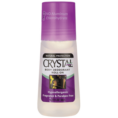 Crystal Deodorant Natural Protection Roll On Body Deodorant, 2.25 fl