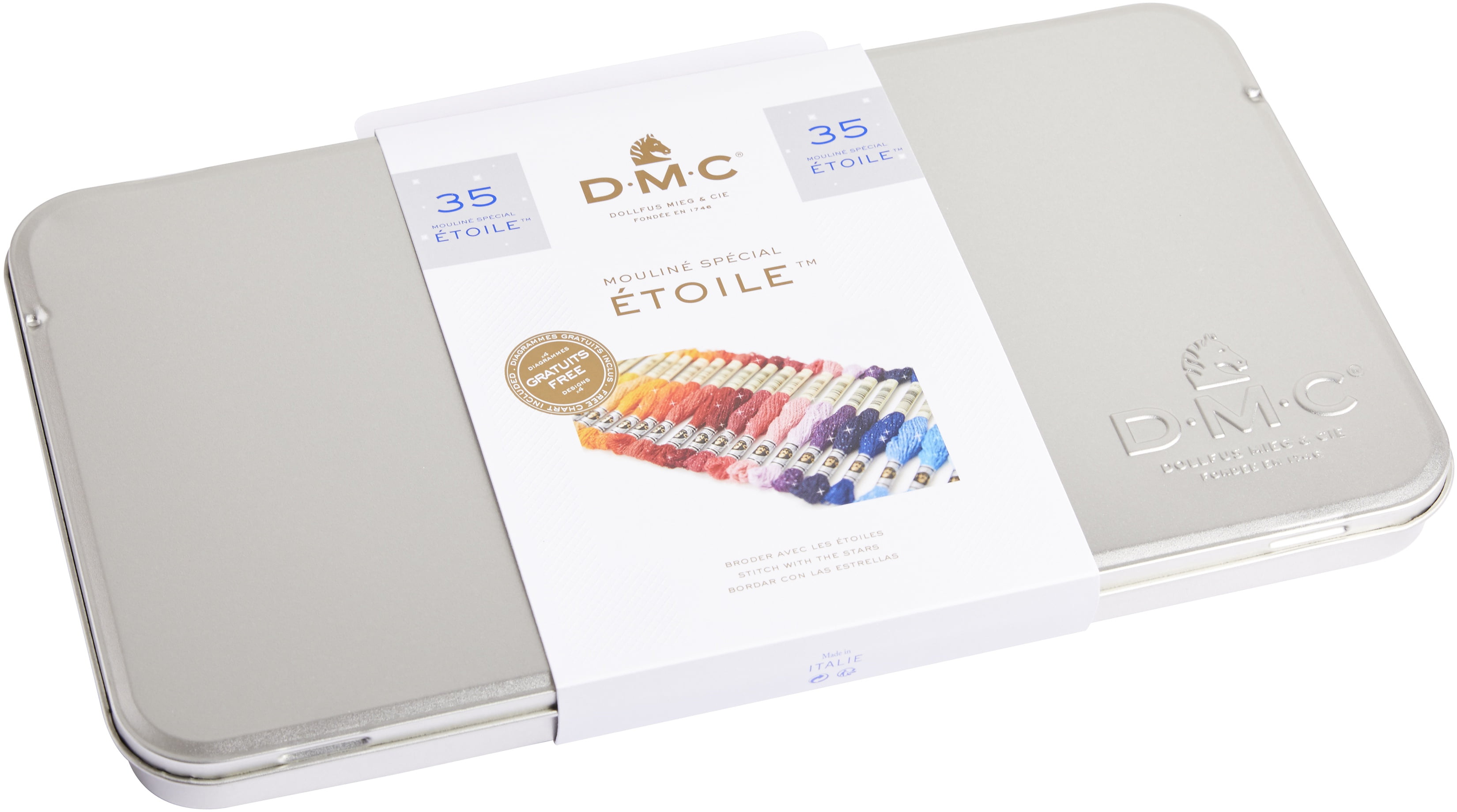 DMC Etoile Embroidery Floss Tin 8.7yd 35/Pkg-New Etoile Colors