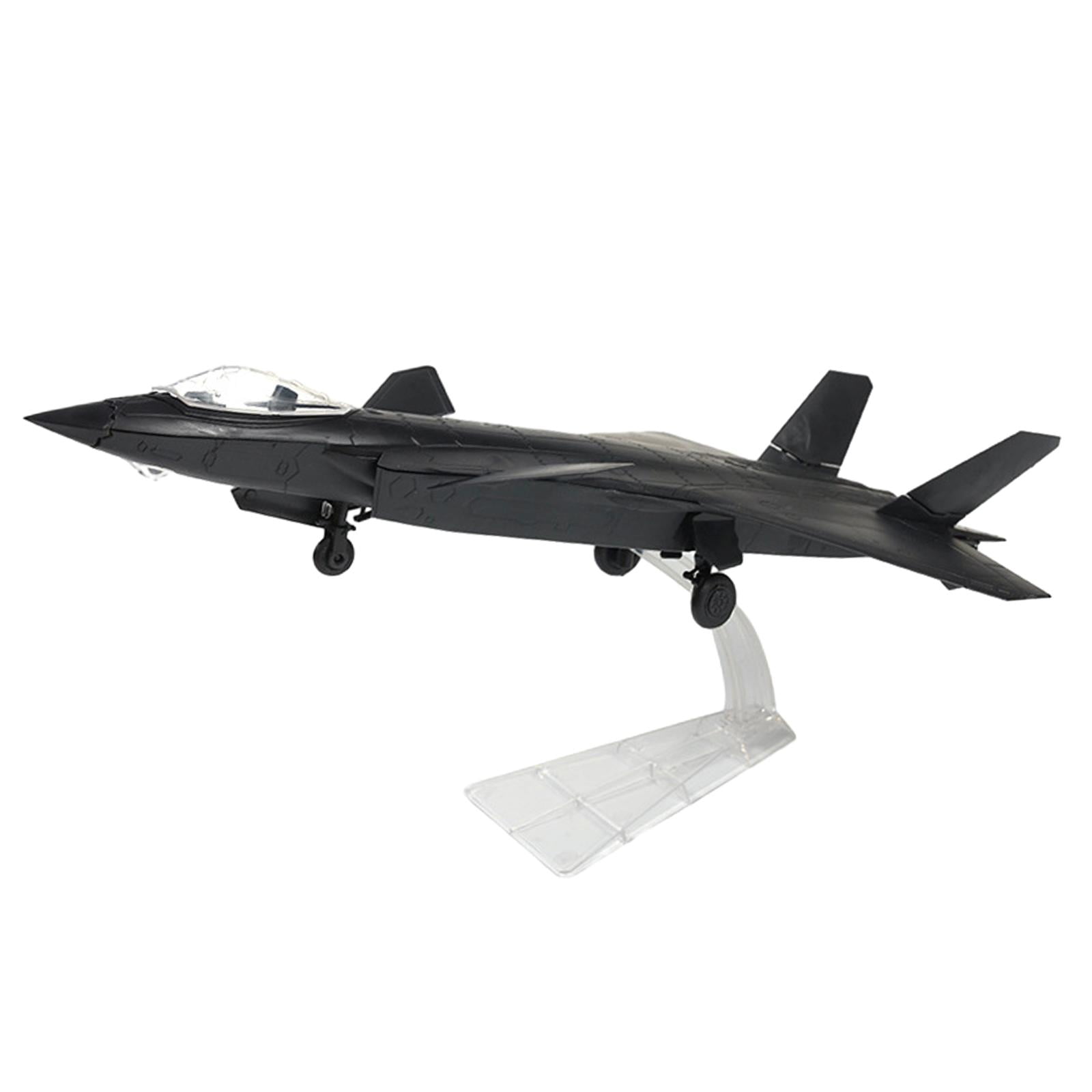 Rushawy 1/72 Education Toy Building Model Kits 4D Plane Model Miniature J20 Aircraft for Black