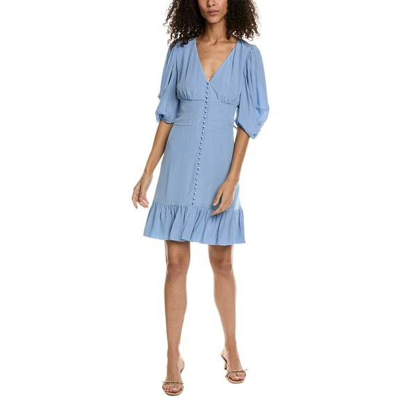 The Kooples womens  Gathered Bust Mini Dress, 1, Blue