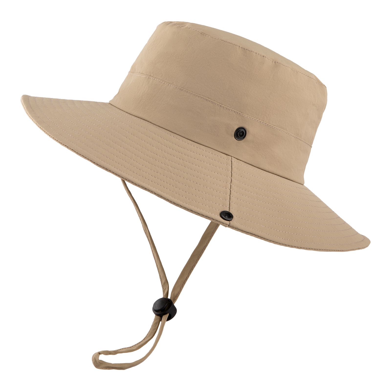 COOPLUS Sun Hats for Men Women Fishing Hat Breathable Wide Brim Summer UV Protection Hat - image 4 of 5