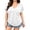 A-White#(with Pocket), variant on Hesxuno Plus Size Tshirts for Women Summer Baggy Short Sleeve Tops with Pockets Casual Summer Beach Vacation Holiday Clothing Gray XXXL
