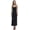 Black, variant on Women's Full Slips Strappy Sexy Dress Long Full Cami Slip Dress Sleeveless Nightdresses