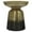 Gold/Black Ombre, variant on Toby 17 inch Wide Modern Industrial Metal Accent Table in Antique Copper Iron, Assembled