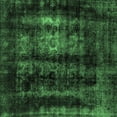thumbnail image 1 of Ahgly Company Indoor Square Abstract Emerald Green Modern Area Rugs, 3' Square, 1 of 4