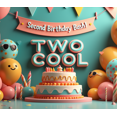 thumbnail image 4 of Colorful and Fun Banner for Second Birthday Bash Two Cool Theme Party Supplies Background Decoration Backdrop for Photography Props Birthday Party Decorations, 4 of 4