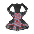thumbnail image 4 of Lsque Strawberries Dog Harness, No-Pull Pet Harness with 2 Leash Clips, Adjustable Soft Padded Dog Vest with Easy Control Handle for Large Dogs-Large, 4 of 9
