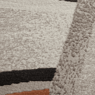 Home Dynamix Premium Rizzy Area Rug, Taupe/Orange, 5'3"x7'5"