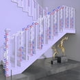 thumbnail image 6 of 2 Rolls Patriotic Tinsel Stars Wire Garlands Red White Blue Tinsel Stars Wire Garland Patriotic 4th of July Party Supplies Metallic Wreath with Stars for for Independence Day, 24.6 ft Each Roll, 6 of 6