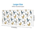 thumbnail image 2 of Rocae Farm Roosters for Gaming Mouse Pad, Mouse Pad Large, Office Computer Keyboard Mousepad, Keyboard and Mouse Pad with Stitched Edges,31.5 x 11.8 in, 2 of 5