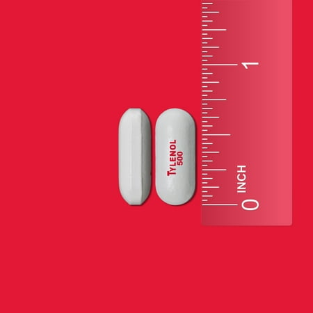 Tylenol Extra Strength Caplets with Acetaminophen, 2-pack of 50 ct