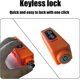 thumbnail image 4 of Electric bicycle handlebar antitheft lock, universal, motorcycle, front brake, security lock, bicycle accessories red, 4 of 5