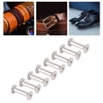thumbnail image 1 of 100Pcs Stainless Steel Blind Rivets and Screws Set 3/16" X 1/4" Round Head Rivets Dome Head Rivets Mushroom Head Rivets for Metal Leather Crafts with Large Flange Rustproof, 1 of 7