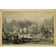 thumbnail image 2 of Balmer, G. 18x13 Black Ornate Wood Framed with Double Matting Museum Art Print Titled - Newcastle Upon Tyne, 2 of 4