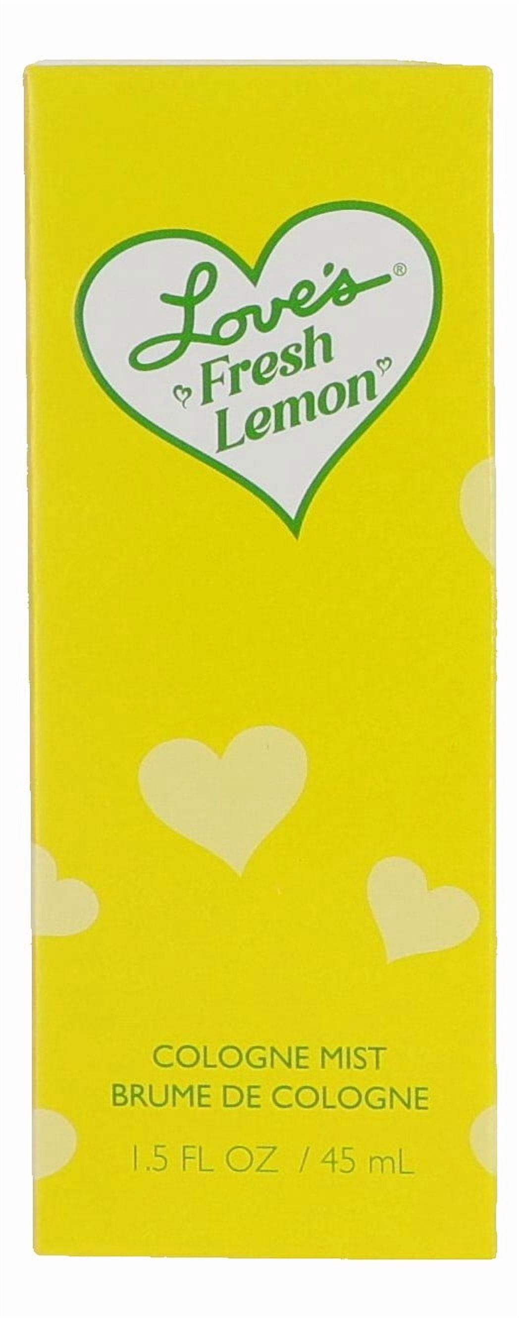 Loves Baby Soft Fresh Lemon by Dana, 1.5oz Cologne Body Mist women
