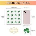 thumbnail image 2 of 128Pcs St Patricks Day Stickers Small Clover Decal Label Bulk Sticker Round Self-Adhesive Waterproof Shamrock Green Stickers for Water Bottles Crafts Laptop Luggage Diary Notebook 2.5x2.5cm diy, 2 of 9