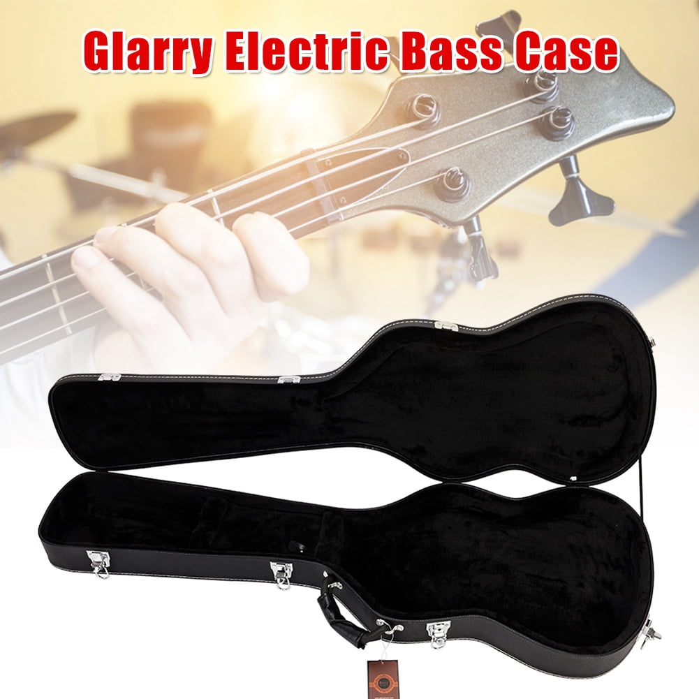 Tcbosik High Grade Electric Bass Microgroove Hard Case Black