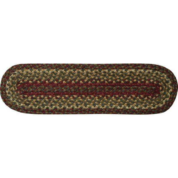 Cinnamon Narrow Braided Rug Tan County Green Jute Oval Runner Stair Tread Home Da Ae A A A A A A A A Ae A A A A A A A C Cor Walmart Com Walmart Com