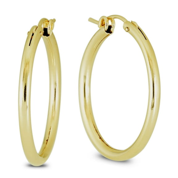 14K Yellow Gold Filled Hoop Earrings (27mm)