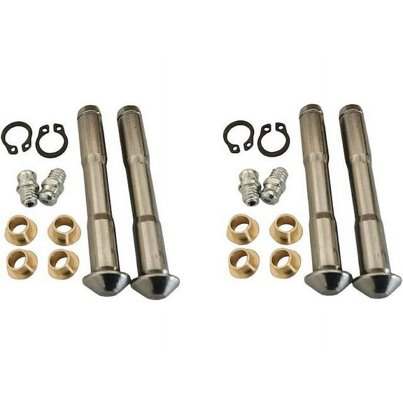 Side Door Hinge Pin & Bushing Kit - Compatible with 1996 - 2019 Chevy Express 3500 1997 1998 1999 2000 2001 2002 2003 2004 2005 2006 2007 2008 2009 2010 2011 2012 2013 2014 2015 2016 2017 2018