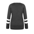 thumbnail image 3 of Plus Size Sweatshirts for Women Long Sleeve Oversized Tunic Tops Casual Pullovers Shirts, 3 of 8