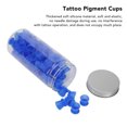 thumbnail image 3 of Pigment Cups, Soft Disposable Elastic  Ink Cups 100 Pcs  for  Shop Blue,Green, 3 of 7