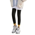 thumbnail image 2 of YunPes Kids Fleece Lined Tights Girls Cute Graphic Warm High Waist Stretchy Leggings Winter Cozy Thick Soft Cotton Pantyhose, 2 of 6