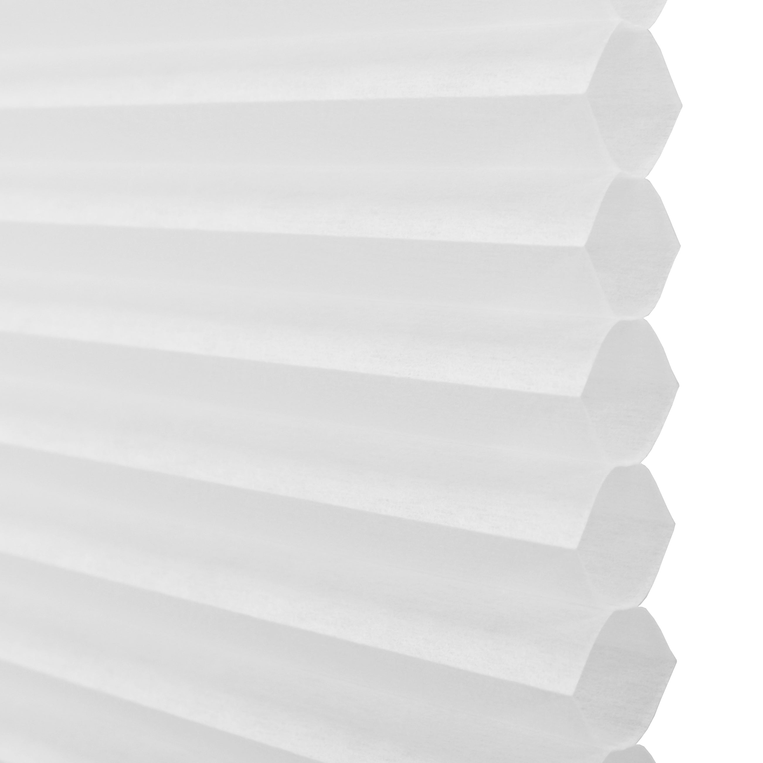 Lumi Cordless White/ Ivory/ Grey Honeycomb POSH Shades Light Filtering 50 - 59 Inches White 56 W x 72 H Inches