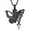 Black-White, variant on Crystal Butterfly Cremation Urn Necklace for Ashes Memorial Pendant Jewelry Women Keepsake Bereavement Gift for A Loss of the Loved One