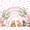 White Peach 6, variant on Erosebridal Giraffe Twin Quilt Set for Girls, Pink Forest Twin Coverlet Set, 2pcs 1 Bedspread and 1 Pillowcase