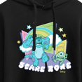 thumbnail image 3 of Monsters Inc. - Scare Zone In The Clouds  - Juniors Cropped Pullover Hoodie, 3 of 5