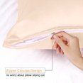 thumbnail image 2 of Unique Bargains Satin Pillowcase Zippered Silky Sateen, 2 of 9