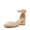 NUDE/NUBUCK, variant on ANNEE Women’s Pointed Toe Pumps, Low Chunky Block Heel Ankle Strap Dress Shoes for Wedding & Work