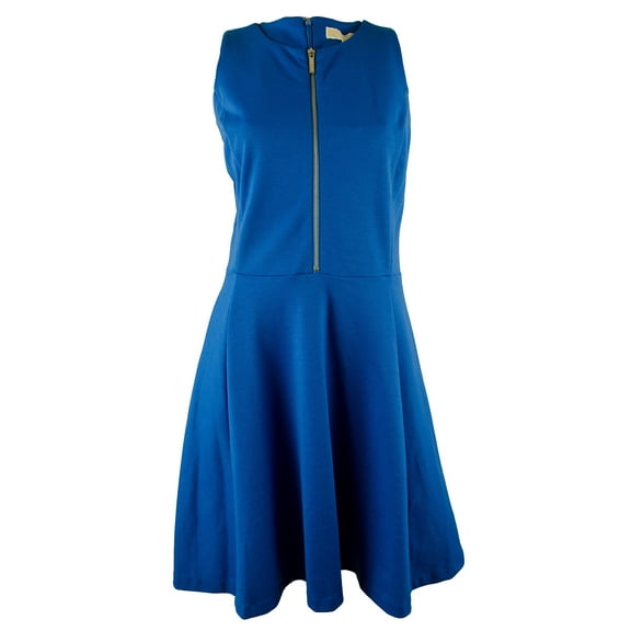 Women's Sleeveless Zip-Front Dress-AB-10