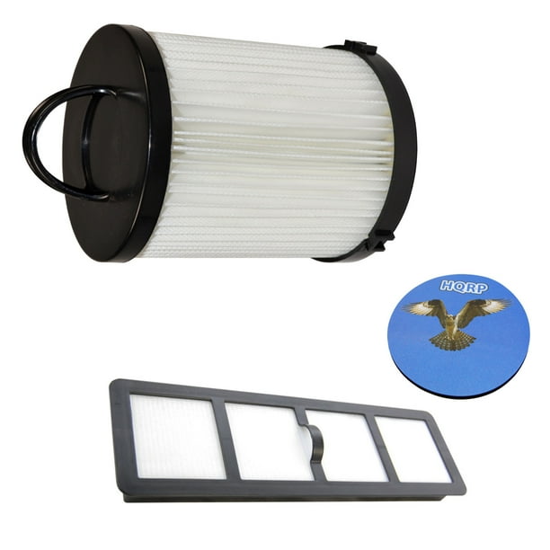 HQRP Dust Cup HEPA Filter and Exhaust Filter for Eureka AirSpeed Rewind Pet AS1041A, Gold Rewind