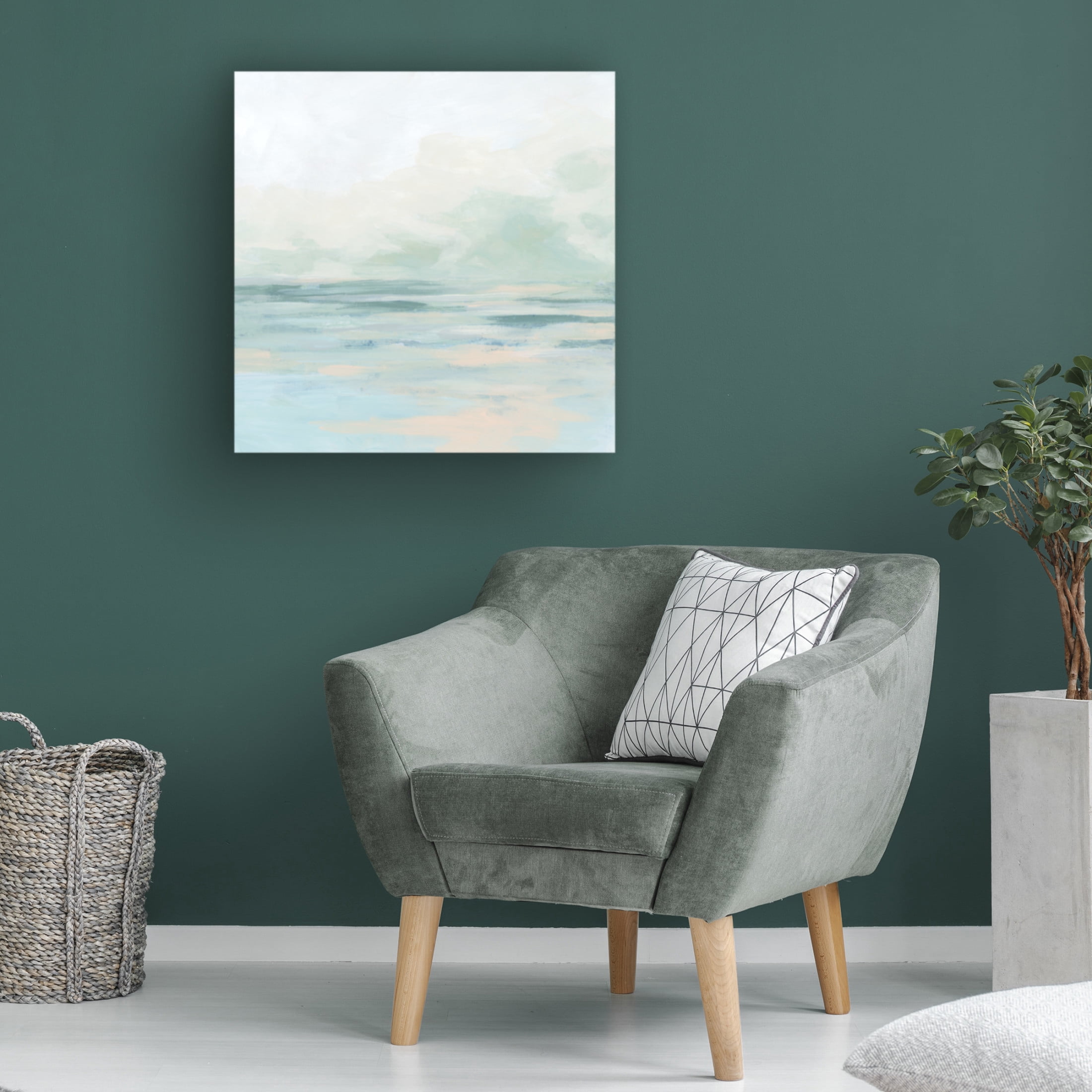 Trademark Fine Art June Erica Vess Gentle Sky II Canvas Wall Art