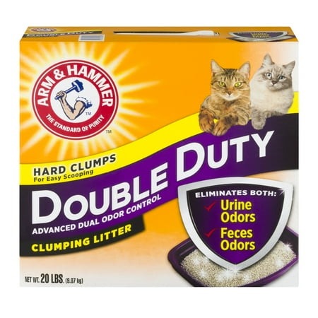 Arm & Hammer Double Duty Advanced Odor Control Clumping Litter, 20.0 LB