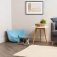 thumbnail image 3 of IRIS Flexi Cat Litter Pan with Handles and Pour Spout, Blue, 3 of 11