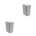 thumbnail image 1 of Youkk 1/2/3 Kitchen Trash Can With Lid - Large Capacity Modern Rectangular Trash Bathroom Toilet Nordic Grey S 2PCS, 1 of 6