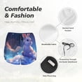 thumbnail image 6 of Lsque Cloud Cute Rabbit Printed Women's Running Shorts with Liner Pockets,Elastic Quick Dry Workout Athletic Gym Yoga Shorts,Womens High Waist Shorts-, 6 of 9
