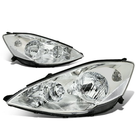 Siena Corner - For 2006 to 2010 toyota Sienna Headlight Chrome Housing Clear Corner Headlamp 07 08 09 XL20 2nd Gen Left+Right