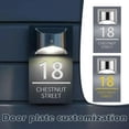 thumbnail image 2 of Customized House Numbers, Custom Solar House Sign, Personalised House Number with Solar Light, Custom Door Plaque Address Plaques Light Address Sign for Houses Yard Outside, 2 of 9