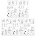 thumbnail image 3 of Sello transparente, 5 uds., sello transparente de Animal, sello transparente de conejo, Sello de álbum de recortes, diseño revolucionario Jadeshay A, 3 of 8