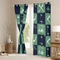 thumbnail image 3 of Feelyou Kawaii Golf Car Black Out Curtains, Eat Sleep Sleep Curtains Pack of 2 (42x63 Each), Cartoon Ball Gaming Gamer Bedroom Curtains, Black Out Curtains Decor, 3 of 6