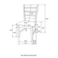 thumbnail image 4 of Pemberly Row 6-piece Transitional Wood Rectangular Dining Set in Gray, 4 of 13