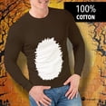 thumbnail image 3 of Halloween Baby Deer Fawn Costume Mens Long Sleeve T Shirt, 3 of 7