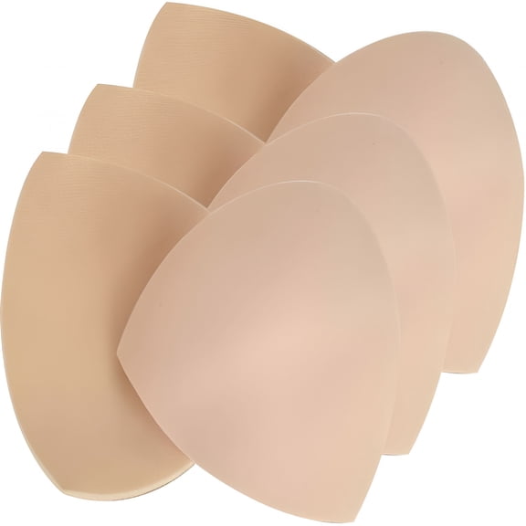 TELOLY Womens Removable Smart Cups Bra Replacement Inserts Liner Pads 3 Pairs In Set Bra Pads Inserts Breast Pads