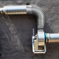 thumbnail image 4 of FUTUREORYY Tuyaux de Cheminée pour Raccords de Tuyaux Coude en Acier Inoxydable 90 Degrés Argent Lot de 1, 4 of 6