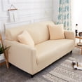 thumbnail image 4 of CUH Funda de sofá elástica en forma de L Loveseat Sillón reclinable de color sólido Funda de sofá lavable Protector de muebles para mascotas Asientos de 1/2/3/4 CUH  Color sólido, 4 of 11